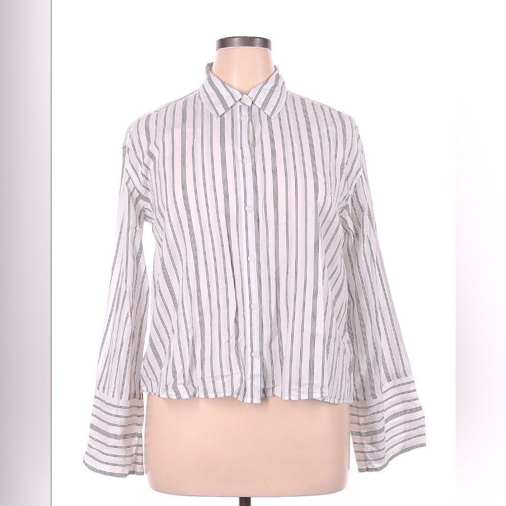 Long Sleeve button down shirt - Striped print - Elizabeth and James